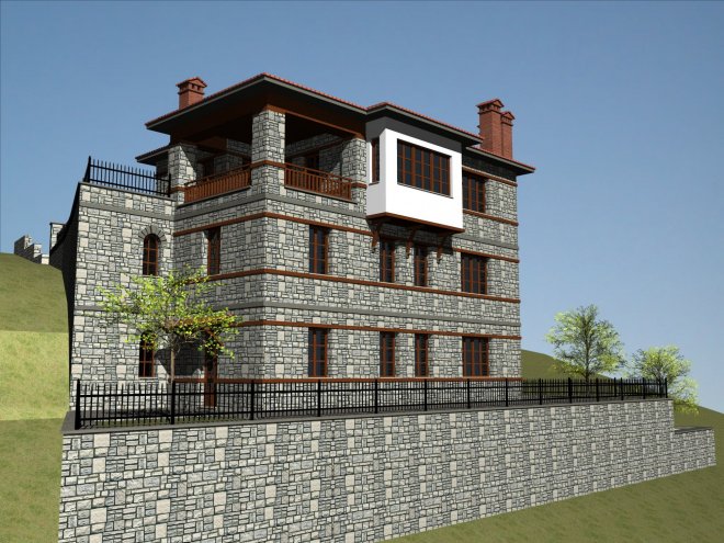 Τριώροφη οικοδομή κατοικιών στο Μέτσοβο
